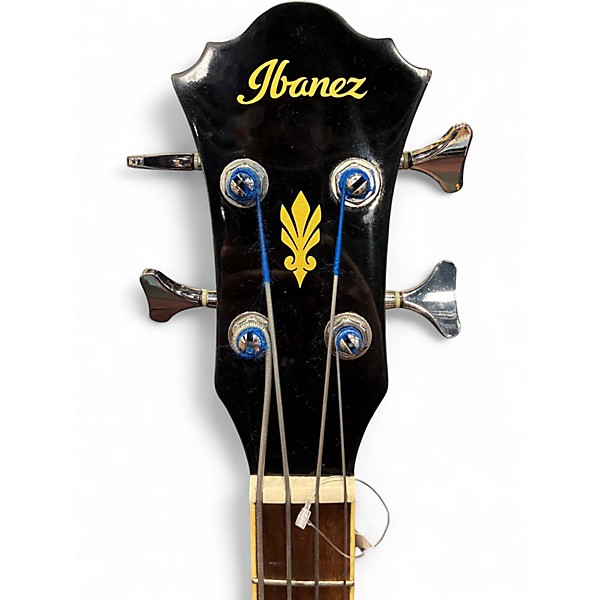 Used Ibanez AEB5E-BK Black Acoustic Bass Guitar