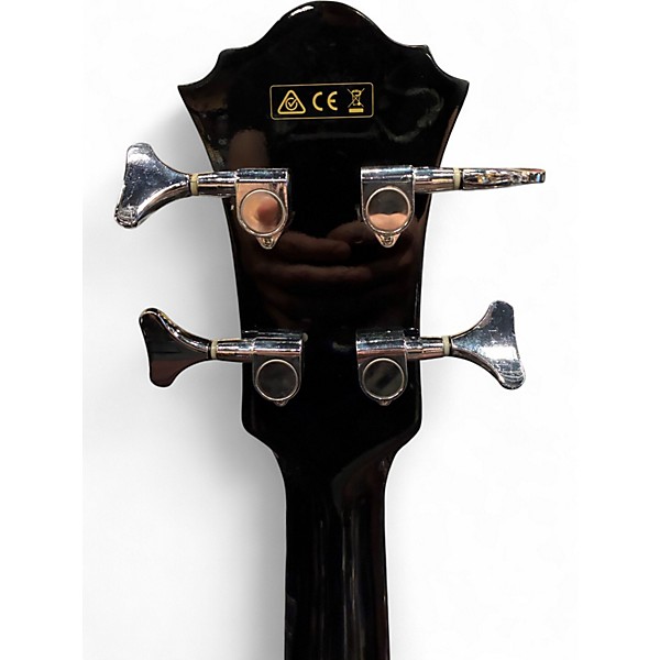 Used Ibanez AEB5E-BK Black Acoustic Bass Guitar