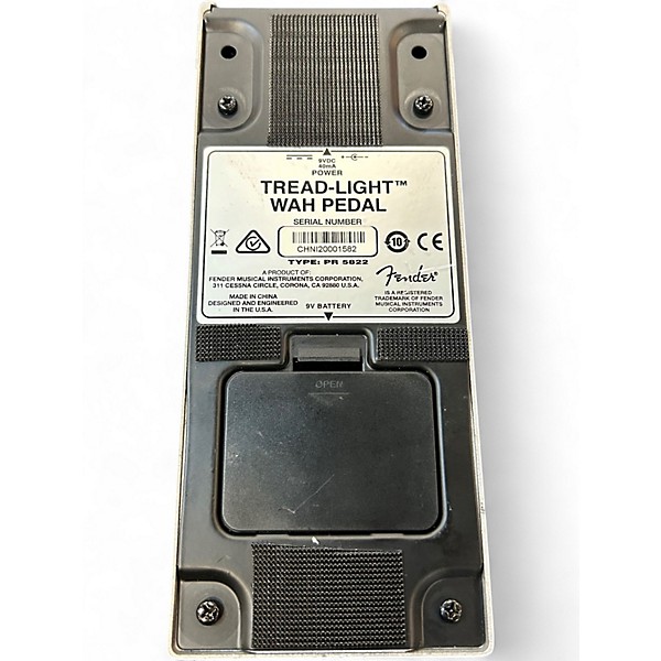 Used Fender TREAD-LIGHT WAH Effect Pedal