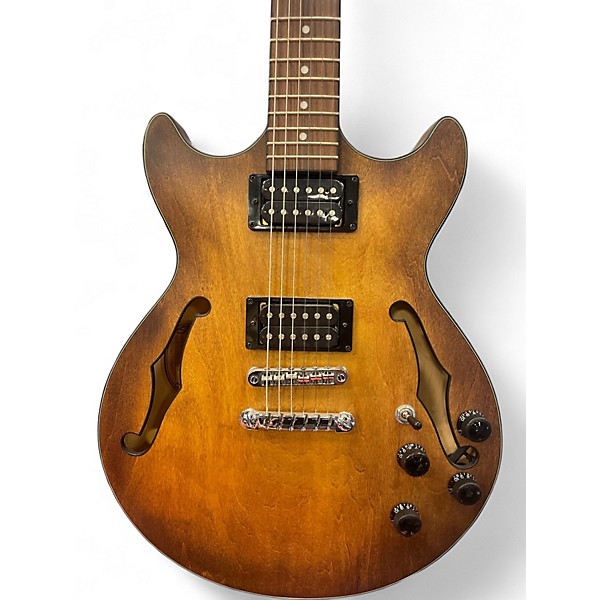 Used Ibanez AM73B Archtop Tobacco Burst Hollow Body Electric Guitar