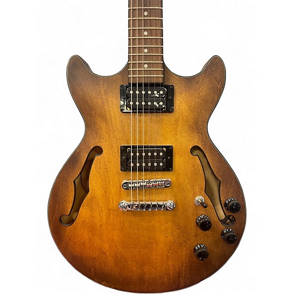 Used Ibanez AM73B Archtop Tobacco Burst Hollow Body Electric Guitar