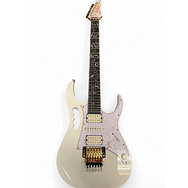 Used Ibanez JEM7VP White Solid Body Electric Guitar