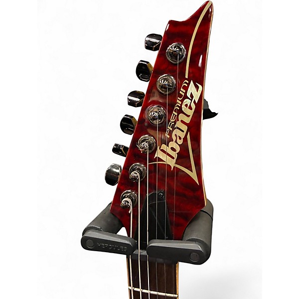 Used 2012 Ibanez RG921QMF Premium Desert Red Solid Body Electric Guitar