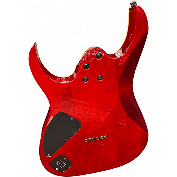 Used 2012 Ibanez RG921QMF Premium Desert Red Solid Body Electric Guitar