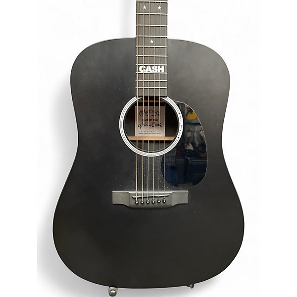 Used Martin D35JC Johnny Cash Black Acoustic Guitar