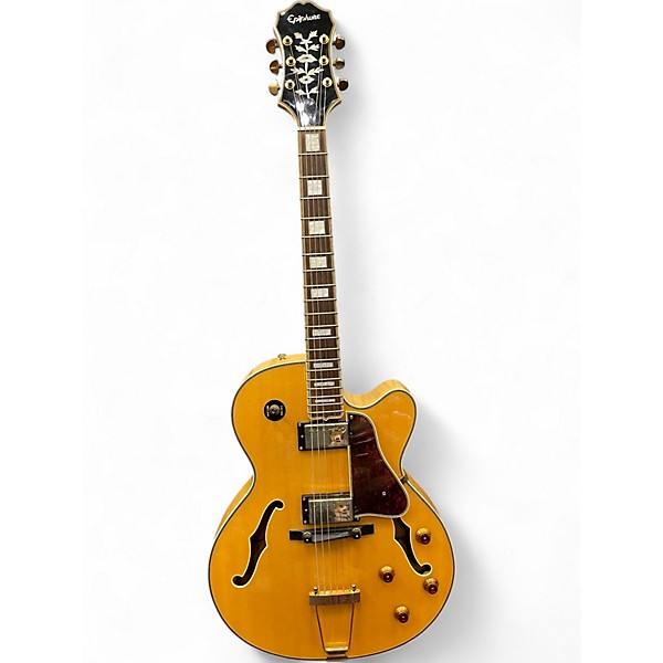 Used Epiphone EMPEROR II Natural Hollow Body Electric Guitar