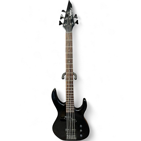 Vintage 1989 Squier HM5 Black Electric Bass Guitar