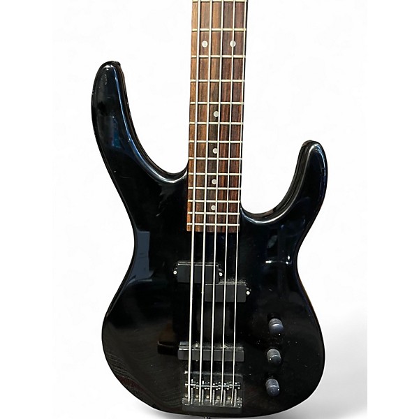 Vintage 1989 Squier HM5 Black Electric Bass Guitar