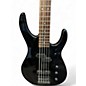 Vintage 1989 Squier HM5 Black Electric Bass Guitar