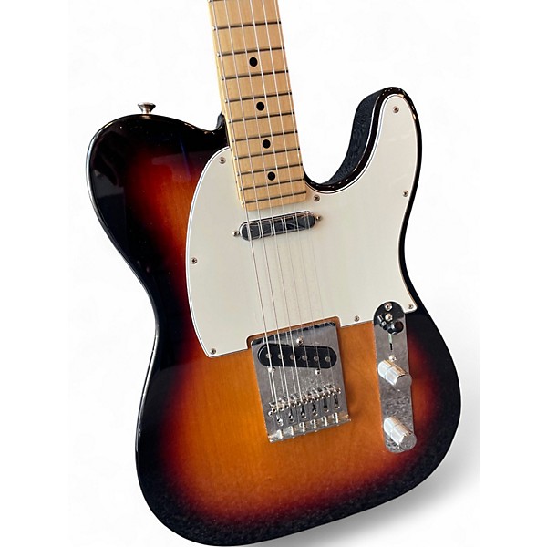 Used Fender Player Telecaster 3 Color Sunburst Solid Body Electric Guitar