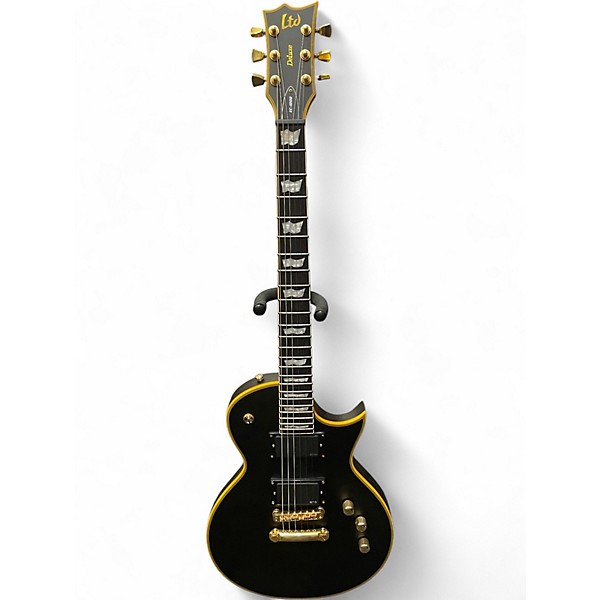 Used ESP EC1000 Deluxe Black Solid Body Electric Guitar