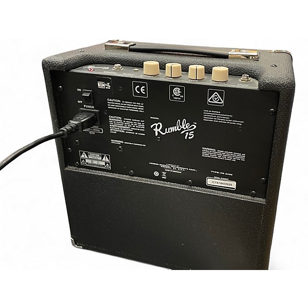 Used Fender Rumble V3 15w 1x8 Bass Combo Amp