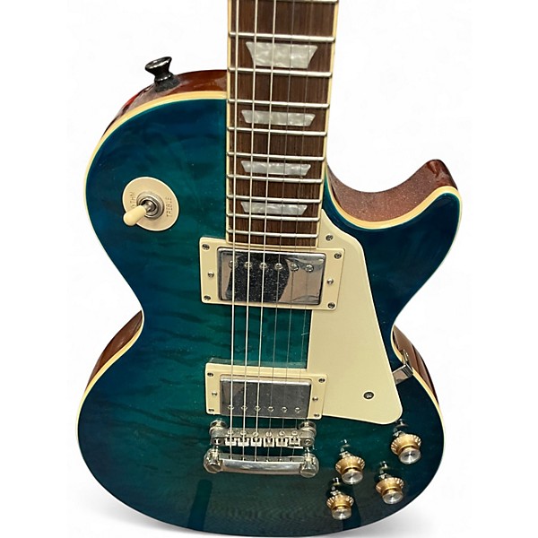 Used Epiphone Les Paul Standard 60S Ocean Water Perimeter Solid Body Electric Guitar