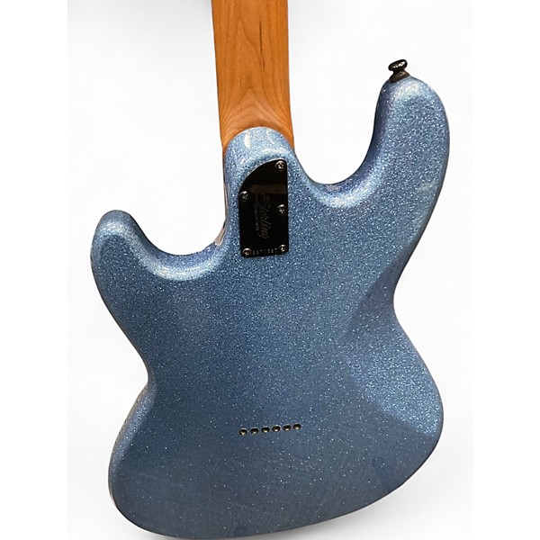 Used Sterling by Music Man Ryan "fluff" Bruce artist series blue sparkle Solid Body Electric Guitar