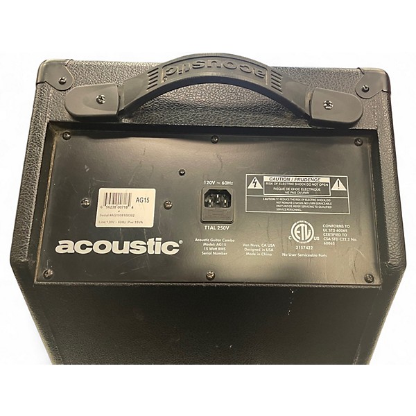 Used Acoustic AG15 15W 1X8 Acoustic Guitar Combo Amp