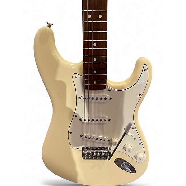 Used Miscellaneous S Type Partscaster White Solid Body Electric Guitar