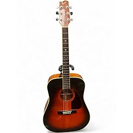 Vintage 1980s Fender F240A 2 Color Sunburst Acoustic Guitar