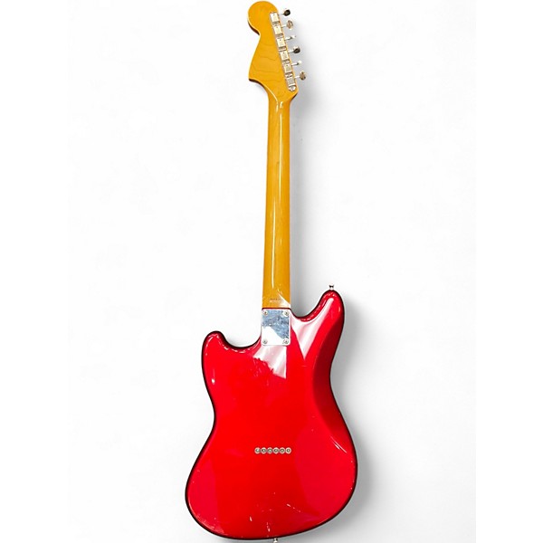 Used Fender Pawn Shop Mustang Special Candy Apple Red Solid Body Electric Guitar