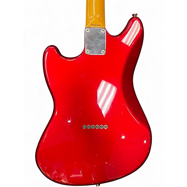 Used Fender Pawn Shop Mustang Special Candy Apple Red Solid Body Electric Guitar