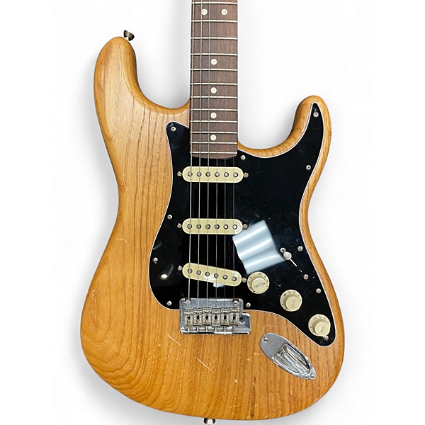 Used Fender Limited American Professional Stratocaster Roasted Ash Satin Natural Solid Body Electric Guitar