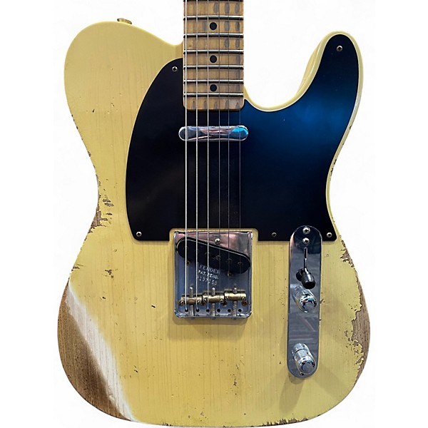 Used Fender GC EXCLUSIVE TELECASTER HEAVY RELIC Butterscotch Solid Body Electric Guitar