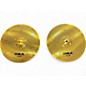 Used Wuhan Cymbals & Gongs 14in Ora 14in HiHat pair Cymbal thumbnail