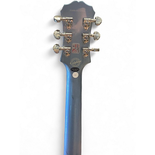 Used Epiphone Les Paul Studio Pelham Blue Solid Body Electric Guitar