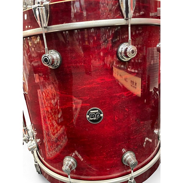 Used DW 4 Piece Performance Series Red Drum Kit