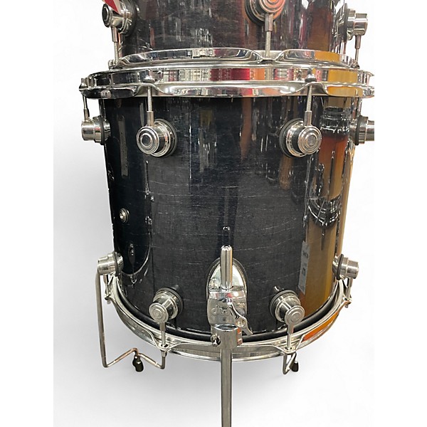Used DW 7 Piece 7 PIECE PERFORMANCE EBONY STAIN Drum Kit