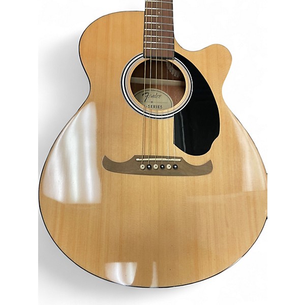 Used Fender FA135CE Concert Natural Acoustic Electric Guitar