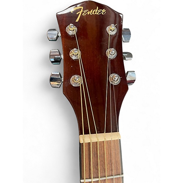 Used Fender FA135CE Concert Natural Acoustic Electric Guitar