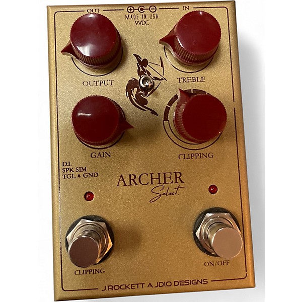 Used J.Rockett Audio Designs Archer Select Effect Pedal