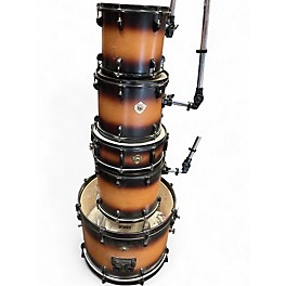 Used Peace 5 Piece 5 PEICE Tobacco Drum Kit