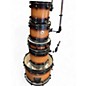 Used Peace 5 Piece 5 PEICE Tobacco Drum Kit thumbnail
