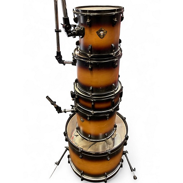 Used Peace 5 Piece 5 PEICE Tobacco Drum Kit
