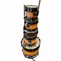 Used Peace 5 Piece 5 PEICE Tobacco Drum Kit