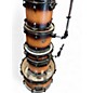 Used Peace 5 Piece 5 PEICE Tobacco Drum Kit