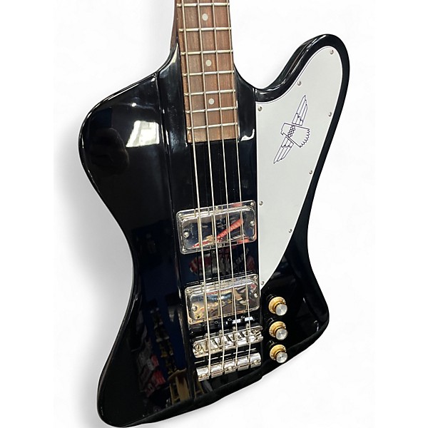 Used 2021 Epiphone 64 thunderbird bass Black Electric Bass Guitar