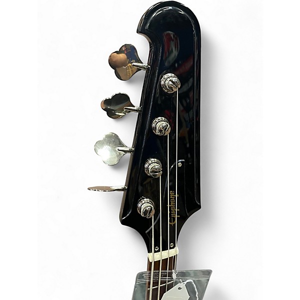 Used 2021 Epiphone 64 thunderbird bass Black Electric Bass Guitar