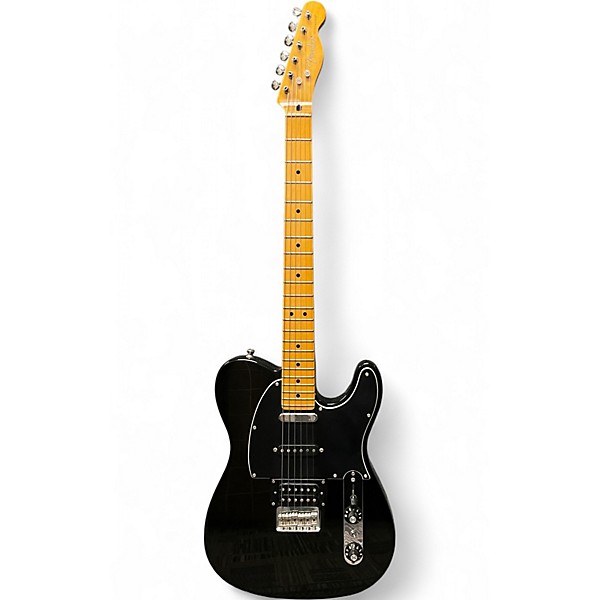 Used 2013 Fender Modern Player Telecaster Plus Trans Black Solid Body Electric Guitar