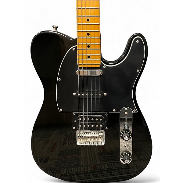 Used 2013 Fender Modern Player Telecaster Plus Trans Black Solid Body Electric Guitar