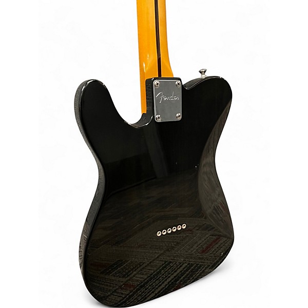 Used 2013 Fender Modern Player Telecaster Plus Trans Black Solid Body Electric Guitar