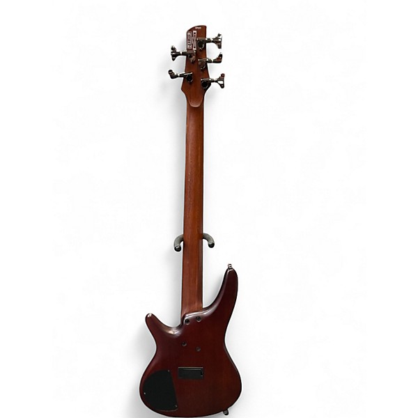 Used Ibanez SR505 5 String BROWN MAHOGANY Electric Bass Guitar