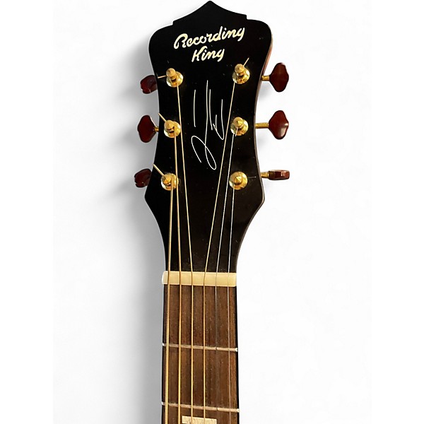 Used Recording King Justin Townes Earle 2 Color Sunburst Acoustic Guitar