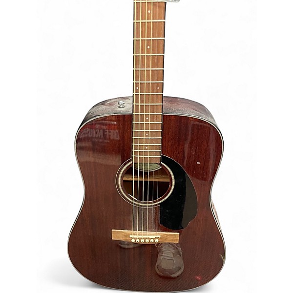 Used Fender CD60 Mahogany Natural Acoustic Guitar