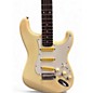 Used Fender MIJ Stratocaster Antique White Solid Body Electric Guitar