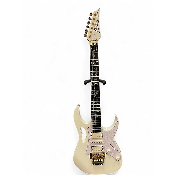Used Ibanez JEM7VP PREMIUM Alpine White Solid Body Electric Guitar