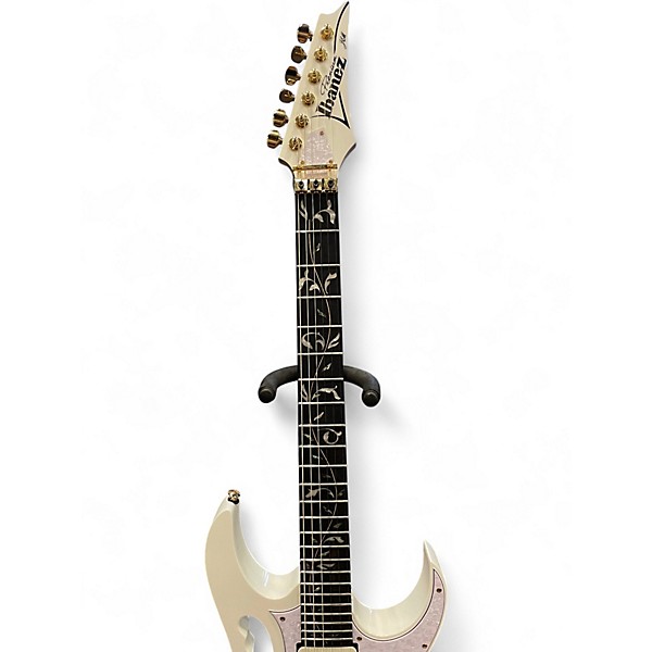 Used Ibanez JEM7VP PREMIUM Alpine White Solid Body Electric Guitar