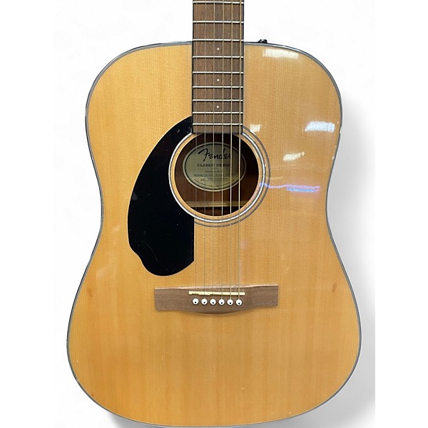 Used Fender CD-60S dread LEFT HANDED Natural Acoustic Guitar