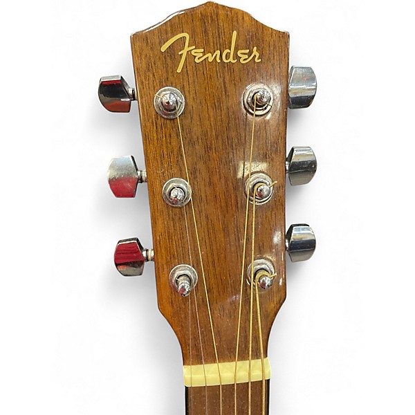 Used Fender CD-60S dread LEFT HANDED Natural Acoustic Guitar